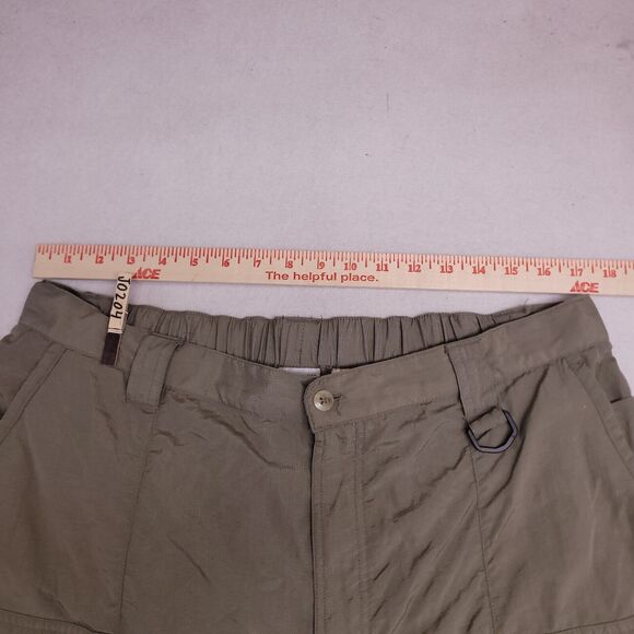 Columbia Casual Zip Button Medium Wash Cargo Pants Mens Size Large L Green - Picture 6 of 11